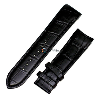 Ремешок кожаный для часов Tissot черный RT-007 - 6